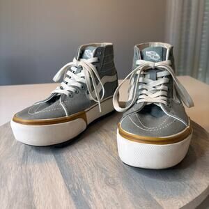 VANS Sk8 Hi Tapered Stacked Green Milieu Gum Unisex Sneakers Shoes M 6.5 W 8